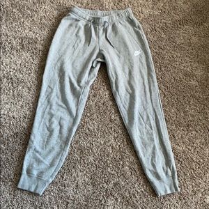 Women’s grey Nike joggers